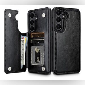 Samsung Black  Wallet Phone Case 315